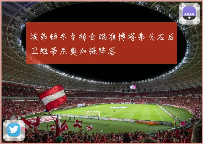 埃弗顿冬季转会瞄准博塔弗戈右后卫维蒂尼奥加强阵容